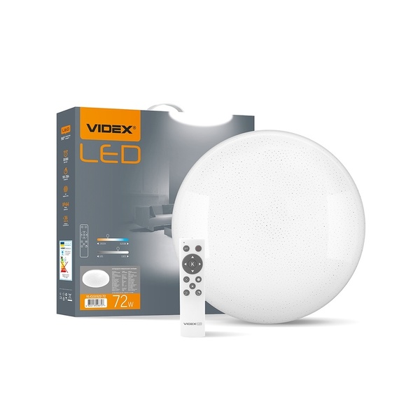 LED світильник функціональний круглий VIDEX STAR 72W 2800-6200K 50072 фото