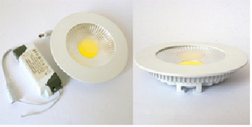Світлодіодний світильник (COB 452/1) 10W Pure White круглий 25816 фото