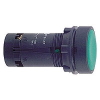Кнопка (Schneider ХВ7ЕН31) зеленая с фиксатором 05687 фото