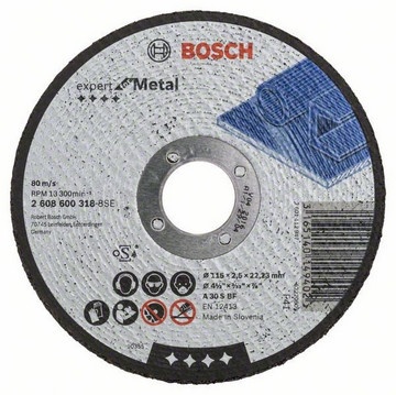 Круг відрізний (Bosch 2608600394) 125мм метал 22008 фото