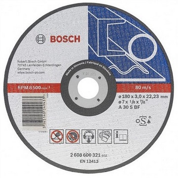 Круг відрізний (Bosch 2608600321) 180мм метал 22010 фото