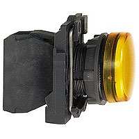 Лампа сигнальная (Schneider ХВ5АVМ5) желтая LED 230V AC 11515 фото