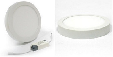 Світлодіодний світильник LED (ТМ 220 83636) 18W 220V 1400lm 160х160мм 108SMD круглий, білий 26956 фото