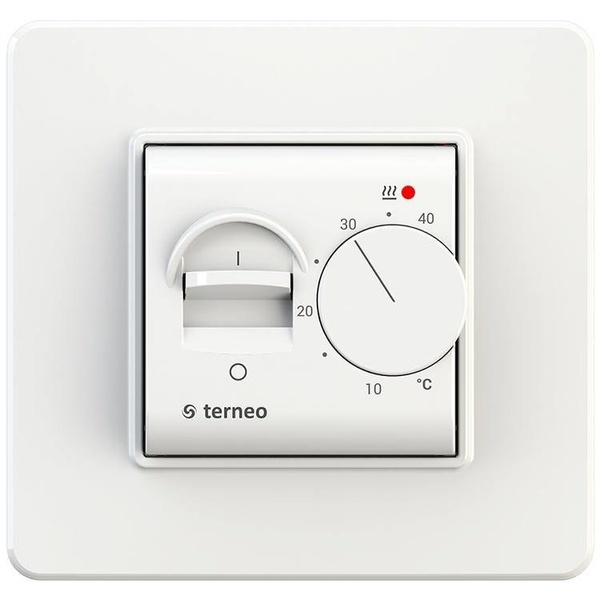 Терморегулятор terneo mex, білий 25786 фото