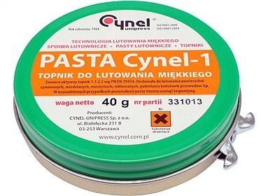 Паста для пайки Cynel 76835 40гр. 45494 фото