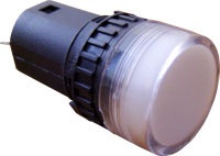 Світлосигнальна арматура АсКО AD16-16DS АС/DC 24V неонова біла 13889 фото