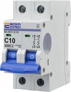 Автовимикач АсКО ВА2017 10/2/С 41105 фото
