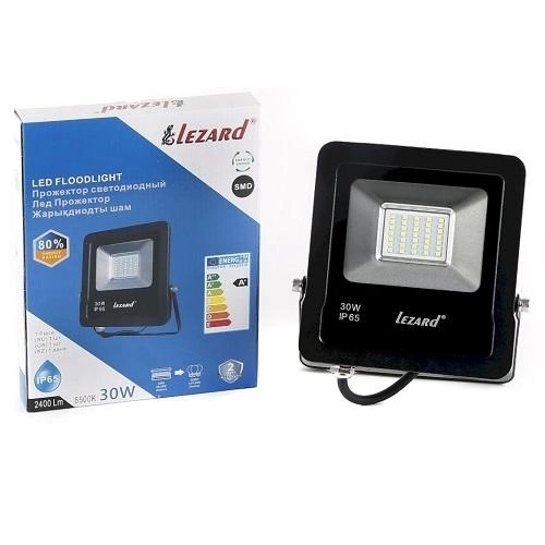 Прожектор світлодіодний Lezard PAL6530 30Вт IP65 6500K 45716 фото