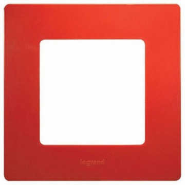 Рамка 1-кратна червоний (Legrand ETIKA-672531) 35720 фото