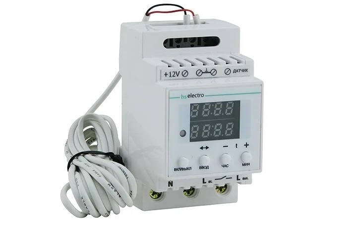 Терморегулятор HS Electro ТР16Т2 на Din рейку 30872 фото