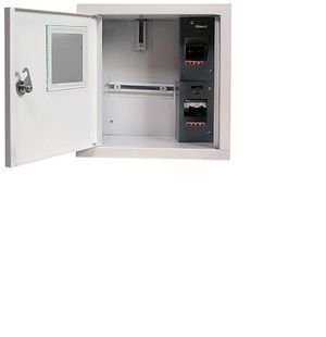 Корпус 1-фазный на 4 м дуля внутренней установки с зам ом ІР-65 17636 фото