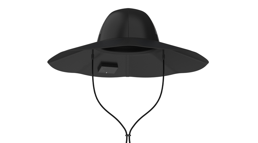 Сонячний капелюх EcoFlow Solar Hat 12W - Чорна EFPowerHat-L-XL фото