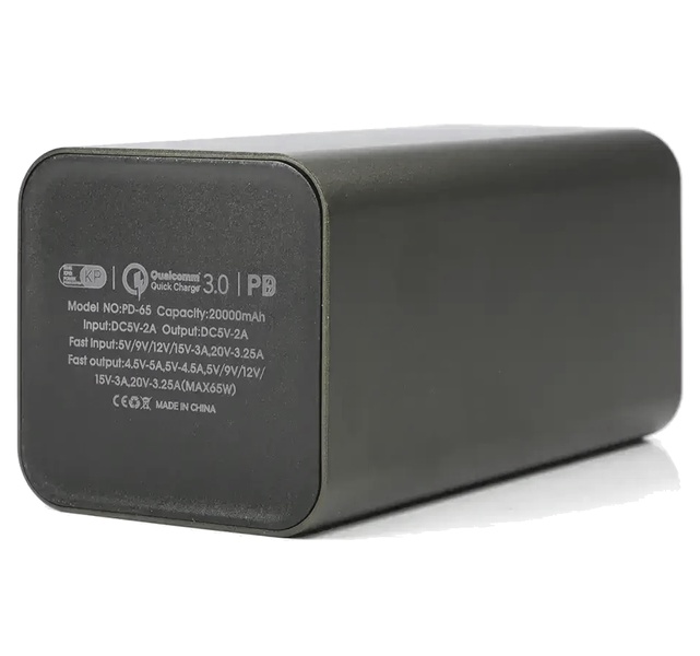 PowerBank KPG PD-65 20000mA/ч для ноутбуков 53162 фото