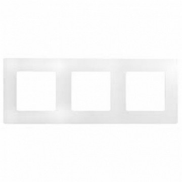 Рамка 3-кратна білий (Legrand ETIKA-672503) 35544 фото