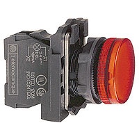 Лампа сигнальная (Schneider ХВ5АVМ4) красная LED 230V AC 05698 фото