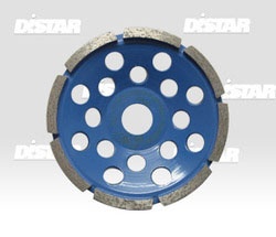 Диск шліфовочный торцевой (DiStar ФАТ-С125) 125х22,2х9 по бетону 19583 фото