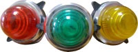 Арматура светосигнальная (АсКО PL-30N) 220D неоновая зеленая 220V 11922 фото