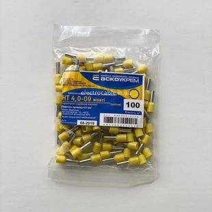 Накінечник трубчастий з ізоляцією АСКО-УКРЕМ НТ 4,0-09 (100шт) 14966 фото