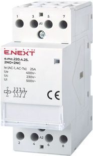 Контактор Е-Некст-p005005 e.mc.220.4.25.4NO 4р, 25А, 4NO, 220 В 50204 фото