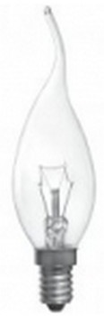 Лампа розжарювання ELEKTRUM 60W E14 декоративне полум`я 08761 фото