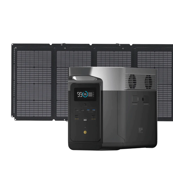 Комплект EcoFlow DELTA Max(1600) + 2*220W Solar Panel BundleDM1600+2SP220W фото Комплект EcoFlow DELTA Max(1600) + 2*220W Solar Panel BundleDM1600+2SP220W фото