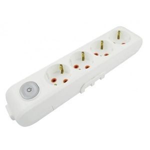 Касета 4-гн. VI-KO MULTI-LET 90118400 с Заземлением и кнопкой 47357 фото