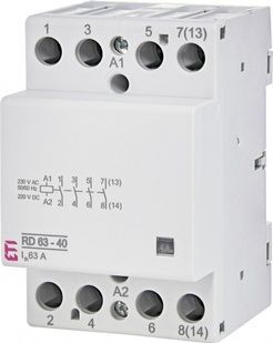 Контактор ЕТІ-2464026 RD-63-40 230V AC/DC AC1 28605 фото