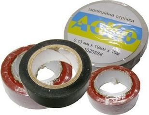 Изоляционная лента ПВХ АсКО 0,13х19х10м 21578 фото